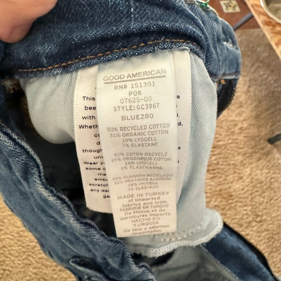 Good American Good Classic High Waist Jeans Size 4 Waist 27 - Picture 6 of 6